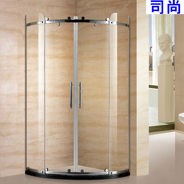 非標(biāo)訂做酒店整體衛(wèi)生間304不銹鋼淋浴房 shower door S6046